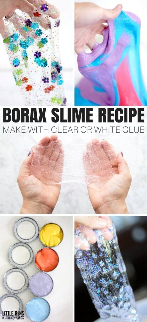 Ingredients To Make Slime With Borax Lasegnaleticamarucait