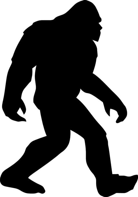 Bigfoot Silhouette Clip Art