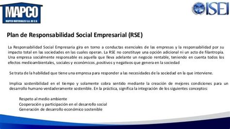 Plan De Responsabilidad Social Empresarial Ejemplo Nuevo Ejemplo