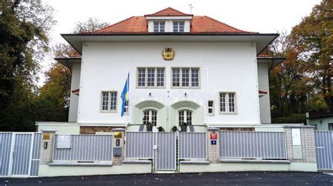 Prague Czech Republic October 10 2018 Embassy Of Kazakhstan In Czech Republic In Prague