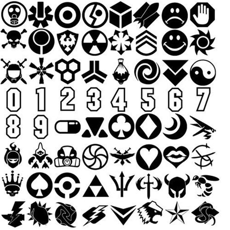 Halo Emblem Collection Halo Dibujo Halo Reach Logotipos