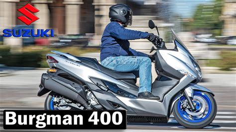 All New 2022 Suzuki Burgman 400 Accessories And Design Features Youtube