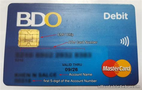 But you can only request for this change in the same bdo branch where it was initially issued. How to Find the Account Number of BDO ATM Card? - Banking ...