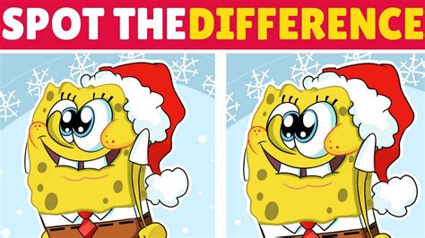 Christmas Spot The Difference Find The Differences Christmas Puzzle