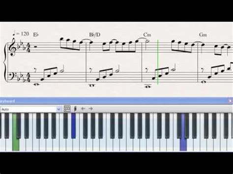 G7m a/g no habrá quien desnude mi nombre. Partitura Piano Hasta Que Me Olvides ( Luis Miguel ) demo ...