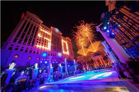 The Arriviste Celebrate Caesar S Palace S 50th Anniversary While Partying The New Year At