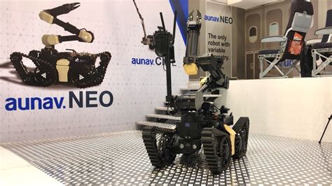 The Aunavneo Robots First Presentation In Europe At Milipol And