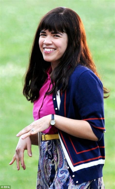 Is Ugly Betty Engaged America Ferrera Shows Off A New Diamond Ring