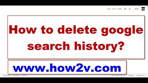 If you are seeing history items in your internet explorer address bar, there are a couple of things you'll want to do to clear it. how to delete google search history (in 27 sec) 2014 - YouTube