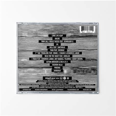 Asap Rocky At Long Last Aap Limited Edition Double Vinyl 2 Lp