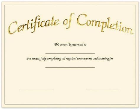 Blank Free Fillable Certificate Templates Blank T Certificates To