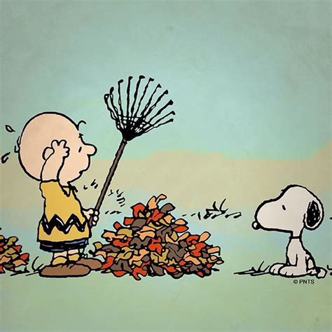 Happy Fall Snoopy Charlie Brown And Snoopy