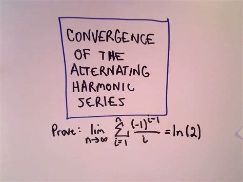 Convergence Of The Alternating Harmonic Series Youtube