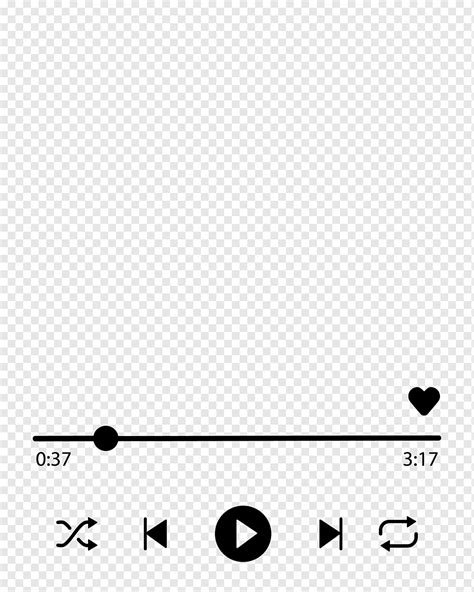 Music Player Ui Music Player Interface Spotify Play Buttons Svg Png