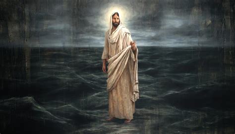 Painting Of Jesus Walking On Water Picture Havenlight