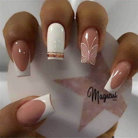 uñas acrílicas in 2021 elegant nails nail art stylish nails