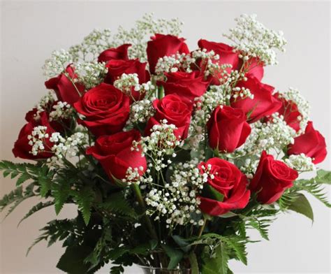18 Long Stem Red Rose Bouquet Nana Florist