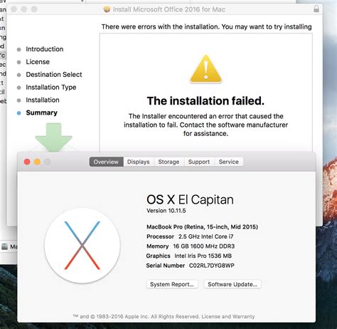 We did not find results for: Office 365 2016 won't install on Mac OSX/El Capitan ...