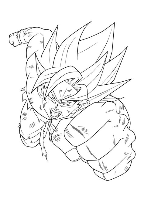 Goku Lineart Art Dragon Ball Artwork Dragon Ball Art Dragon Ball Z