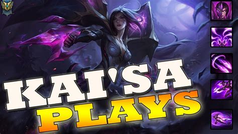 las mejores jugadas con kaisa kaisa montage best kaisa plays league of legends 2018 youtube