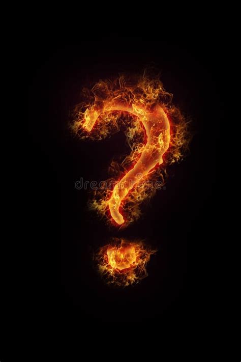 burning question mark