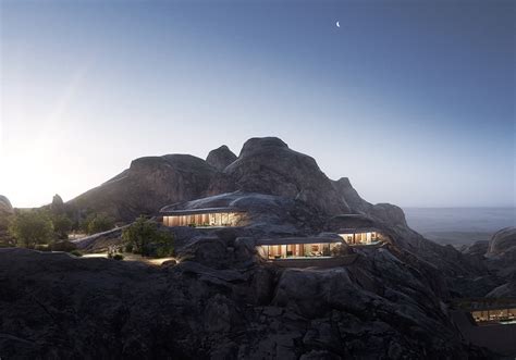 Oppenheim Architecture Designs New Mountain Resort Embedded Into Rocks
