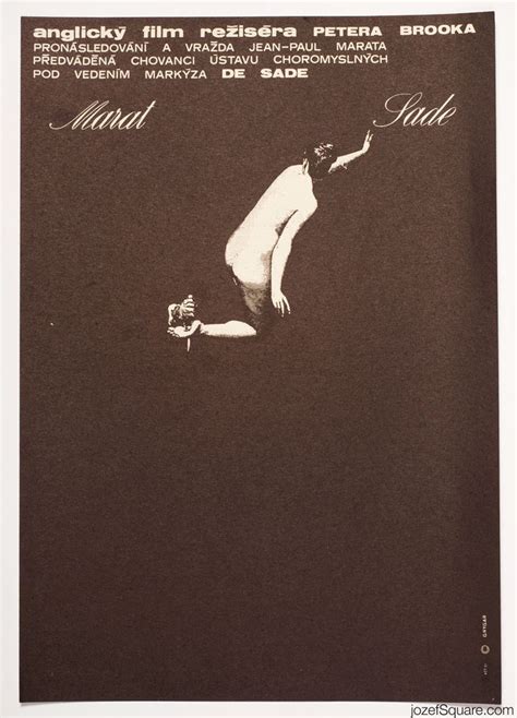 Marat Sade Movie Poster 60s Cinema Art Milan Grygar Movie Posters