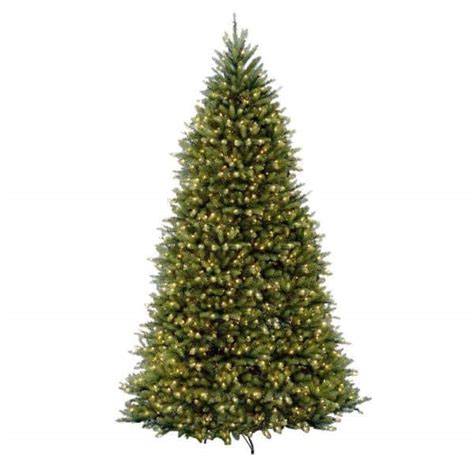 National Tree Company 12 Ft Pre Lit Dunhill Fir Hinged