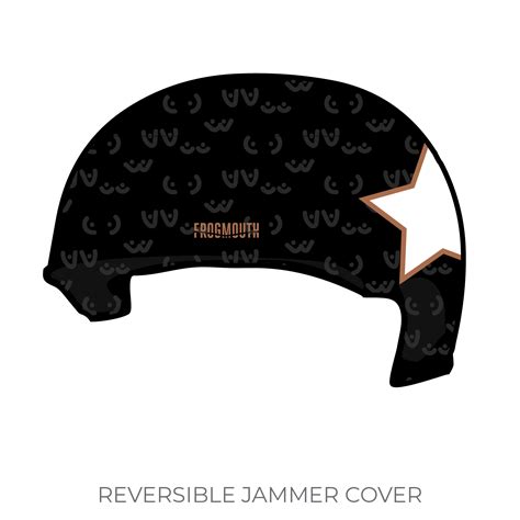 Areola Rollas Jammer Helmet Cover Black Frogmouth