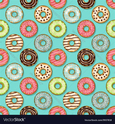 Donut Pattern Wallpaper