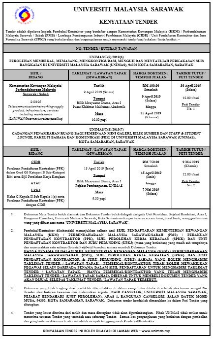 Fakultas bahasa dan seni memliki 6 jurusan dan 16 program studi. UNIMAS/T(8)/2019(7) - CADANGAN PENAMBAHAN RUANG BAGI ...