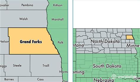 Map Of Grand Forks Nd Maping Resources