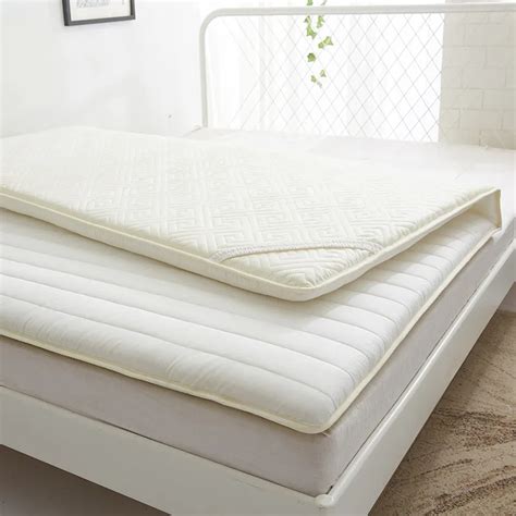Chpermore Solid Color Thicken Mattress Single Double Student Dormitory