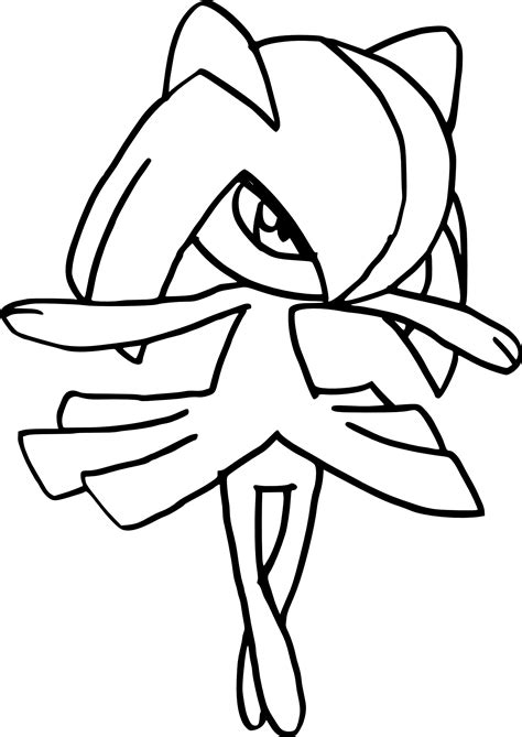 Mega Gallade Coloring Pages Coloring Coloring Pages