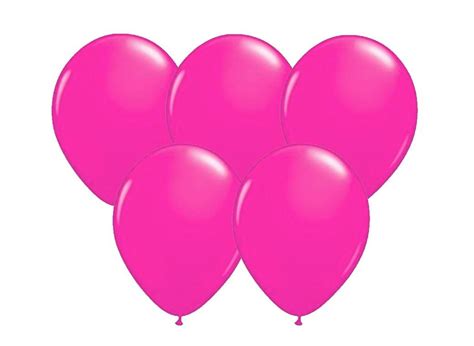 25pk Balloons Hot Pink