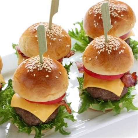 Bite Sized Buns And Burger Appetizers Recipe