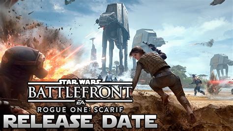 Star Wars Battlefront Rogue One Scarif Dlc Release Date Youtube