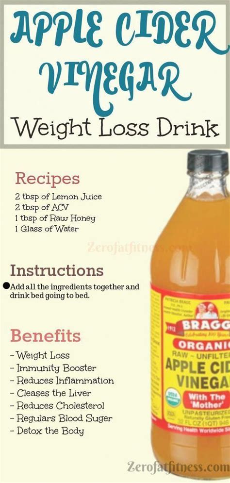 Best 15 Apple Cider Vinegar For Weight Loss Recipe Easy Recipes To