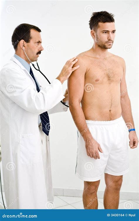 Doctor Examining Patient Stock Photo Image Of Medical