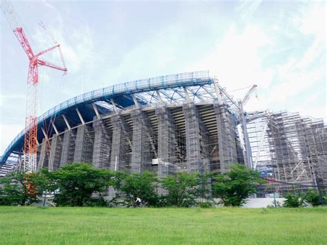 建設中の広島サッカースタジアム 日刊わしら Hiroshima Daily Washira