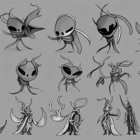 Prompthunt Hollow Knight Character Design By Ari Gibson
