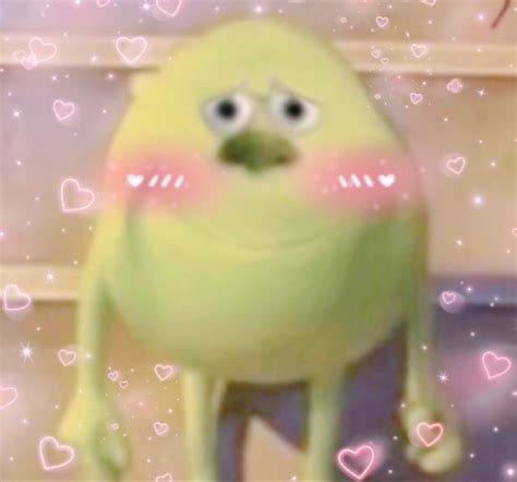 Wholesome Mike Wazowski Mood Pics Reaction Pictures Blushing