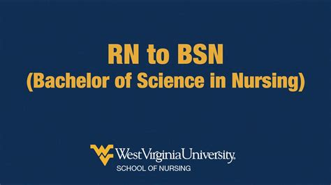 Rn To Bachelor Of Science School Of Nursing West Virginia University