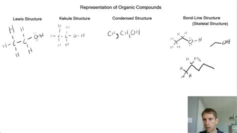 Draw Organic Compounds Kekule Lewis Condensed And Bond Line