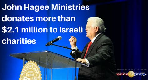 John Hagee Ministries Donates More Than 21 Million To Israeli