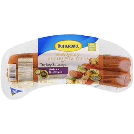 Line a baking sheet with foil, then add sliced sausage and diced veggies on top. Butterball EVERY DAY POLSKA KIELBASA TURKEY DINNER SAUSAGE ...