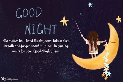 Lovely Good Night Greeting Cards Free Good Night Ecards