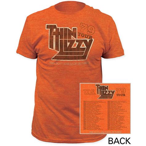 Thin Lizzy 79 Tour T Shirt Large