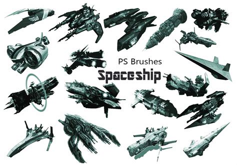 20 Spaceship Ps Brushes Abr Vol6 Free Photoshop Brushes At Brusheezy
