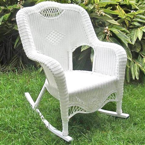 The bright patterns on theseindoor/outdoor patterned extra large. Riviera Wicker Resin Aluminum Large Patio Rocking Chair ...